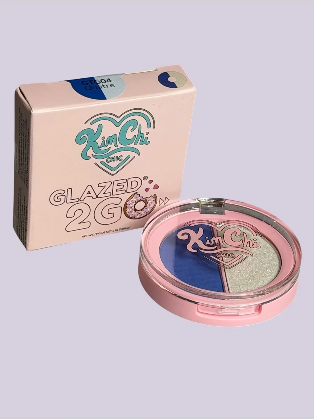 Kim Chi Chic Glazed 2Go In Quatre Eyeshadow Duo BNIB